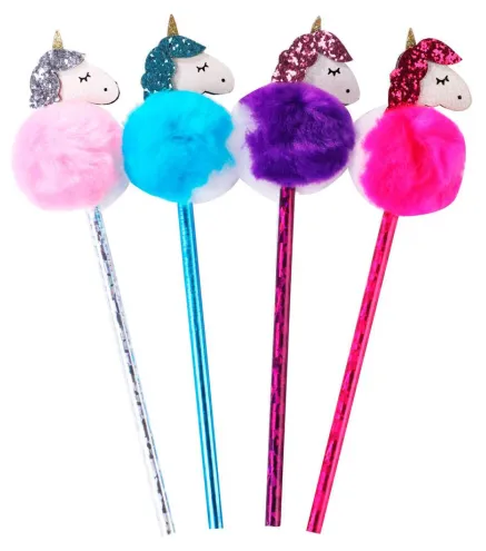 LAPICERO POMPÓN UNICORNIO