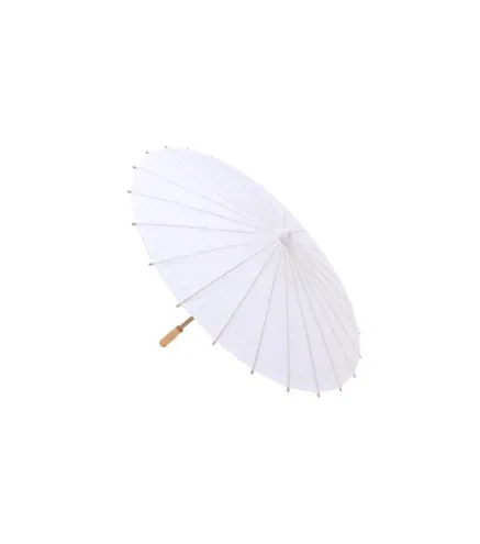 PARASOL PAPEL BAMBÚ BLANCO