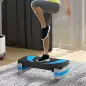 Step de Aeróbic, Step para Fitness Antideslizante con Altura Regulable 3 Niveles de 10/15/20 cm, Tabla Plataforma Stepper para E