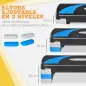 Step de Aeróbic, Step para Fitness Antideslizante con Altura Regulable 3 Niveles de 10/15/20 cm, Tabla Plataforma Stepper para E