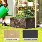Jardinera con Enrejado y Techo de Madera para Plantas Trepadoras con 2 Estantes Drenaje y Forro 76x43,5x177 cm Natural Jardinera con Enrejado y Techo de Madera para Plantas Trepadoras con 2 Estantes Drenaje y Forro 76x43,5x177 cm Natural