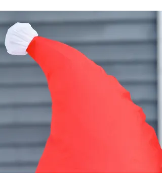 Papá Noel Hinchable 1.2m Santa Claus Inflable con Regalo Decoración Navidad Iluminación con Inflador Interior Exterior