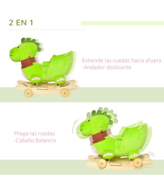 2 en 1 Caballito Balancín