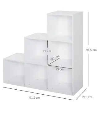 Estantería en Forma de Escalera