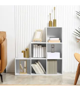 Estantería en Forma de Escalera