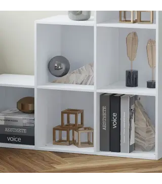 Estantería en Forma de Escalera