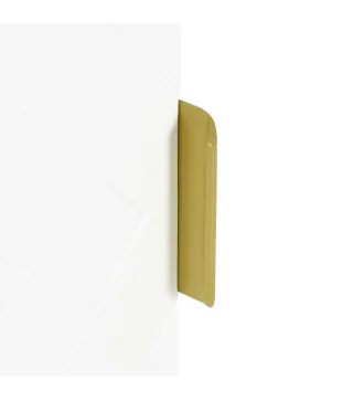 Mueble para Baño Suspendido con 1 Asa de Acero y Estantes Ajustables Estilo Moderno 40x15x60 cm Blanco