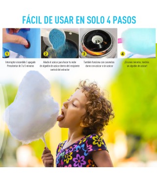Máquina de Algodón de Azúcar Eléctrica