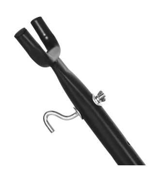 Soporte para Hamaca de Metal Ajustable y Resistente para Interior y Exterior 290x117x108 cm Negro