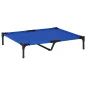 Cama Elevada para Perros Refrescante y Transpirable Cama para Perros Grandes 92x76x18 cm para Interior Exterior Azul
