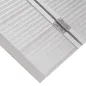 Rampa para Sillas de Ruedas Plegable 91 cm Carga 270 kg Rampa Portátil de Aluminio con Bordes de Seguridad Plata