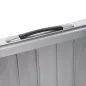 Rampa para Sillas de Ruedas Plegable 91 cm Carga 270 kg Rampa Portátil de Aluminio con Bordes de Seguridad Plata
