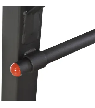 Estación de Musculación Torre de Entrenamiento con Altura Ajustable y Respaldo Regulable en 5 Posiciones Barra de Dominadas Fitn