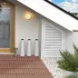 Set de 11 Piezas Baldosas de Exterior 30x30 cm 1 m² Antideslizantes y Resistentes al Clima de Fácil Instalación Marrón