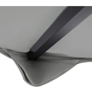 Techo Reemplazo para Carpa 3x3 m Pabellón de Poliéster para Jardín Terraza Aire Libre Exterior - Color Crema