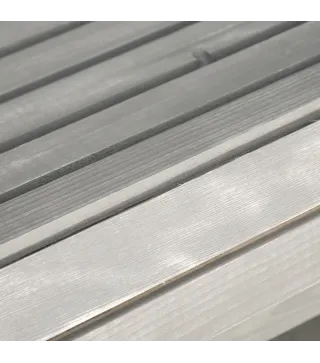 Silla de Jardín Adirondack Asiento Extra Ancho Carga 150 kg para Patio Terraza Balcón 78x89x88 cm Gris Claro