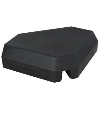 Base para Sombrilla de Ø48 mm con 4 Pesos Rellenables de Agua o Arena de 60L Soporte de Sombrilla en Forma de Cruz con Tubo de A