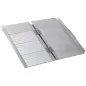 Rampa para Sillas de Ruedas Plegable 61 cm Carga 270 kg Rampa Portátil de Aluminio con Bordes de Seguridad Plata