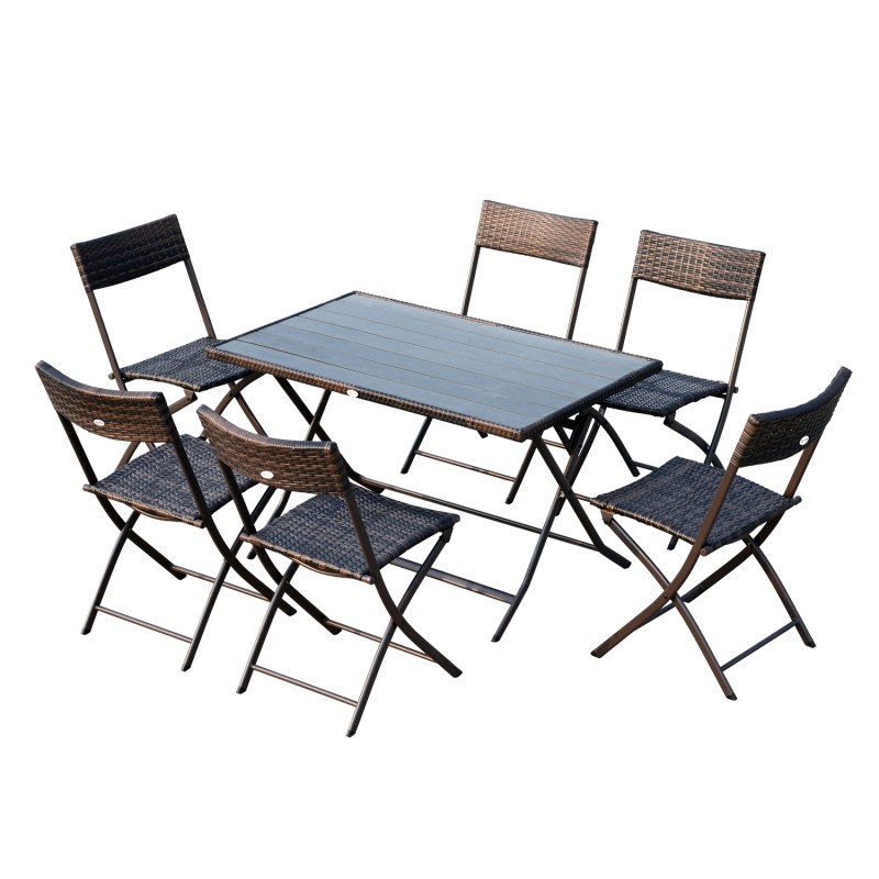 Conjunto de Mesa Sillas Ratán Conjunto de Mesa Sillas Ratán