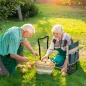 Taburete de Jardín Plegable con Bolsa para Herramientas Protección Cojín Rodillas Asiento de Jardín con Almohadilla Altu Taburete de Jardín Plegable con Bolsa para Herramientas Protección Cojín Rodillas Asiento de Jardín con Almohadilla Altu