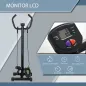 Máquina de Step Stepper Fitness con Manillar Pantalla LCD Cintas y Pedales Antideslizantes 40x32x125 cm Negro Máquina de Step Stepper Fitness con Manillar Pantalla LCD Cintas y Pedales Antideslizantes 40x32x125 cm Negro
