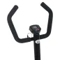 Máquina de Step Stepper Fitness con Manillar Pantalla LCD Cintas y Pedales Antideslizantes 40x40x118cm Negro