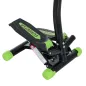Máquina de Step Stepper Fitness con Manillar Pantalla LCD Cintas y Pedales Antideslizantes 40x32x125 cm Negro Máquina de Step Stepper Fitness con Manillar Pantalla LCD Cintas y Pedales Antideslizantes 40x32x125 cm Negro