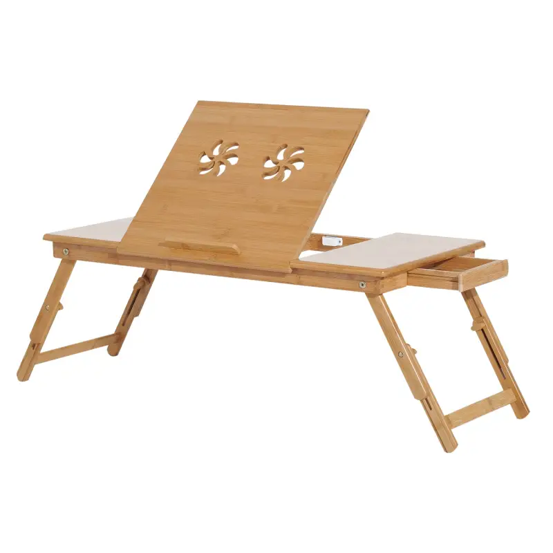 Mesa de Ordenador Portátil Bambú Bandeja de Cama Desayuno Plegable Reclinable Altura Ajustable Soporte Escritorio de regazo 1 Ca Mesa de Ordenador Portátil Bambú Bandeja de Cama Desayuno Plegable Reclinable Altura Ajustable Soporte Escritorio de regazo 1 Ca
