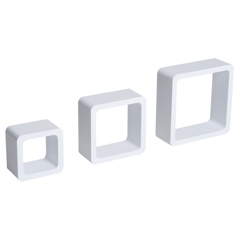 Juego de 3 Cubos Estantes de Pared Juego de 3 Cubos Estantes de Pared