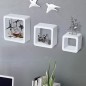 Juego de 3 Cubos Estantes de Pared Juego de 3 Cubos Estantes de Pared