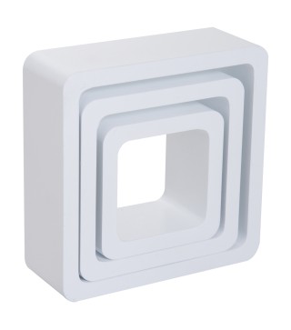 Juego de 3 Cubos Estantes de Pared