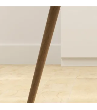 Pack de 2 Sillas de Comedor Sillas de Cocina Tapizadas de Tela de Lino con Patas de Acero Carga 120 kg 50x52x83 cm Gris