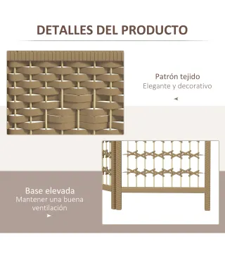 Biombo Separador de Ambientes de 3 Paneles Plegable de Cuerda de Papel 120x170cm Decoración para Dormitorio Natural