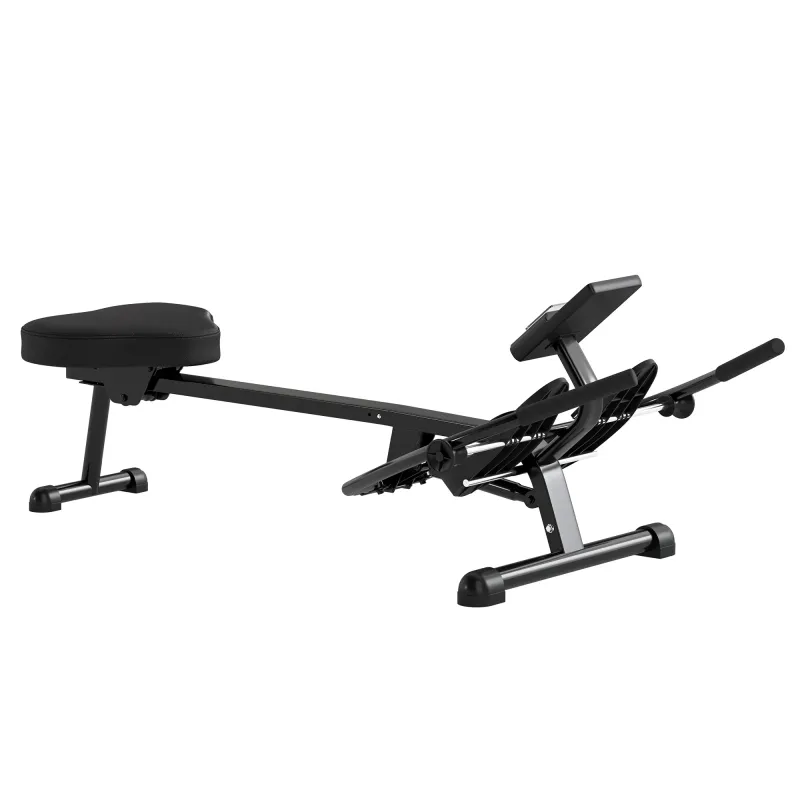 Máquina de Remo para Casa con 12 Niveles de Resistencia Hidráulica Pantalla LCD para Entrenaminto en Gimnasio Negro Máquina de Remo para Casa con 12 Niveles de Resistencia Hidráulica Pantalla LCD para Entrenaminto en Gimnasio Negro