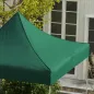 Techo de Repuesto para Carpa Plegable de Tela Oxford 3x3 m con Techo Puntiagudo Impermeable y Anti-UV Verde Oscuro