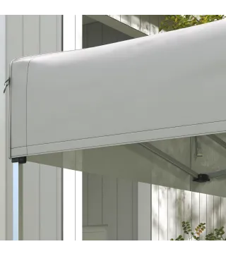 Techo de Repuesto para Carpa Plegable de Tela Oxford 3x3 m con Techo Puntiagudo Impermeable y Anti-UV Blanco