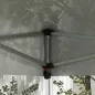 Techo de Repuesto para Carpa Plegable de Tela Oxford 3x3 m con Techo Puntiagudo Impermeable y Anti-UV Blanco