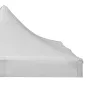 Techo de Repuesto para Carpa Plegable de Tela Oxford 3x3 m con Techo Puntiagudo Impermeable y Anti-UV Blanco