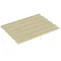Techo de Repuesto Retráctil 3,5x2,6 m para Marco de 4x3 m Toldo de Tela Solo para Cenador Jardín con 10 Orificios Beige