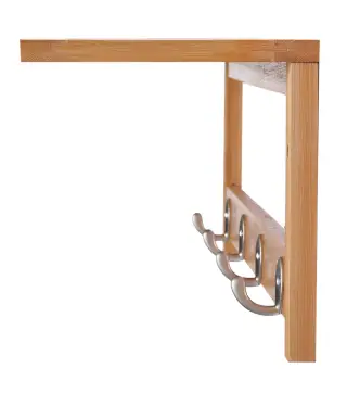 Perchero de Pared de Bambú