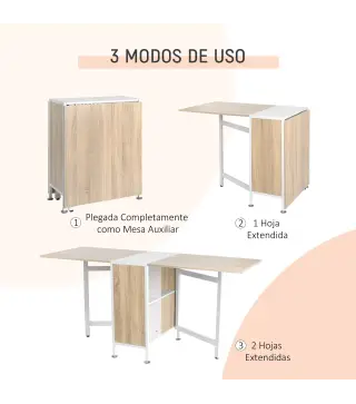 Mesa Plegable de Almacenaje