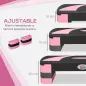 Step de Aeróbic para Fitness Antideslizante con Altura Regulable 3 Niveles de 10/15/20 cm Carga 150 kg 80x31x20 cm Rosa Step de Aeróbic para Fitness Antideslizante con Altura Regulable 3 Niveles de 10/15/20 cm Carga 150 kg 80x31x20 cm Rosa