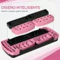 Step de Aeróbic para Fitness Antideslizante con Altura Regulable 3 Niveles de 10/15/20 cm Carga 150 kg 80x31x20 cm Rosa Step de Aeróbic para Fitness Antideslizante con Altura Regulable 3 Niveles de 10/15/20 cm Carga 150 kg 80x31x20 cm Rosa