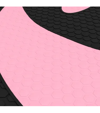 Step de Aeróbic para Fitness Antideslizante con Altura Regulable 3 Niveles de 10/15/20 cm Carga 150 kg 80x31x20 cm Rosa