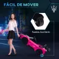 Coche Eléctrico para Niños de +3 Años Maserati GT2 con Mando a Distancia Faros LED Bocina Música Ruedas Auxiliares Rosa
