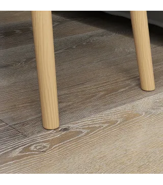 Juego de 2 Mesas de Centro Mesa Nido Moderna Mesitas Auxiliares Patas de Madera de Pino para Salón Dormitorio Natural