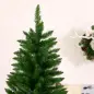 Árbol de Navidad Artificial Árbol con Soporte 210cm 865 Ramas Verde