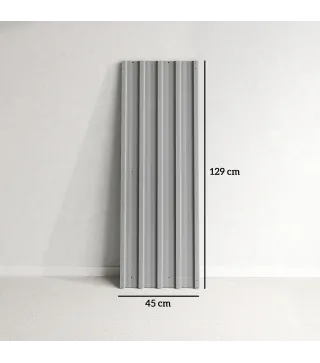 Juego de 12 Paneles para Tejado de Acero Galvanizado 7m² para Caseta de Herramientas Cobertizo 129x45cm Gris Claro