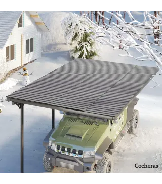 Juego de 12 Paneles para Tejado de Acero Galvanizado 7m² para Caseta de Herramientas Cobertizo 129x45cm Gris Claro