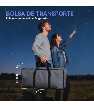 Telescopio Reflector Astronómico para Adultos y Principiantes Apertura 114 mm con Trípode Ajustable Bolsa